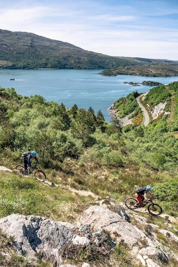 Coastal singletrack on our Skye + Raasay MTB Tour