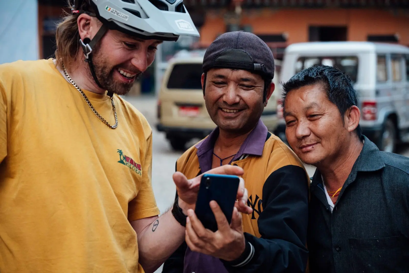 H+I Rider Gavin getting to know locals